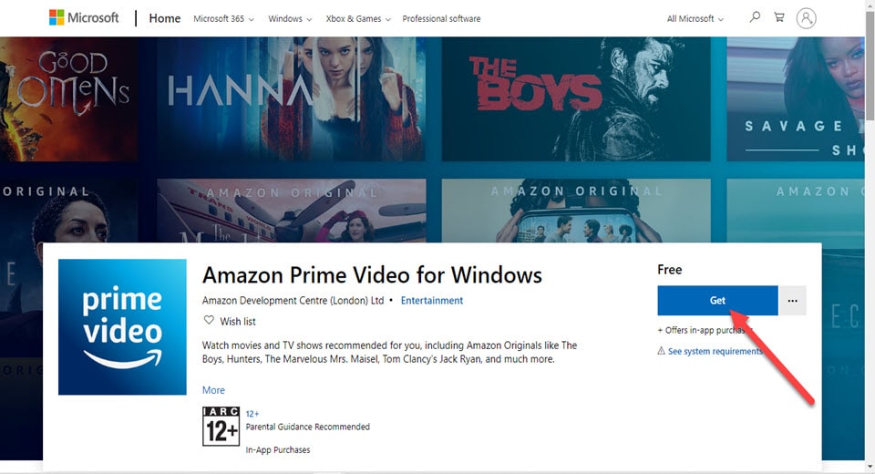 download Amazon Prime Video app on PC and laptop