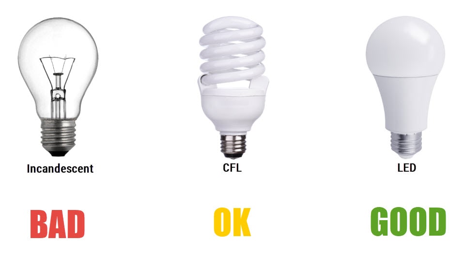 Incandescent vs CFL vs LED: Saves You Money