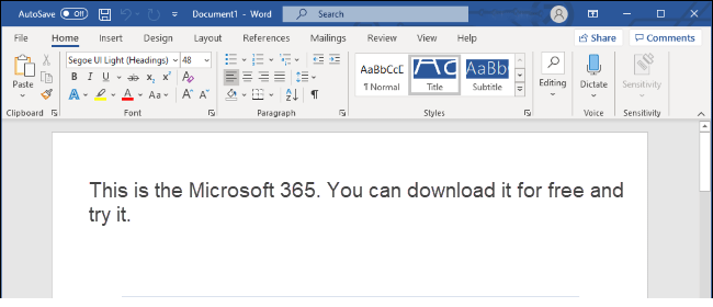Free Trial Of Microsoft Office 365